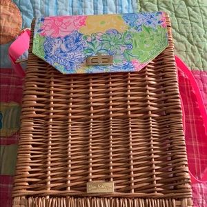 Lilly Pulitzer Wine Basket 🍷 rare and adorable